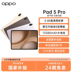 OPPO Pad 5 Pro 办公游戏长续航大屏学习智能 平板电脑