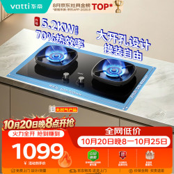 华帝 JZT-i10123 5.2kW猛火 天然气 嵌入式燃气灶