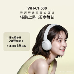 索尼 WH-CH530 蓝牙无线耳机