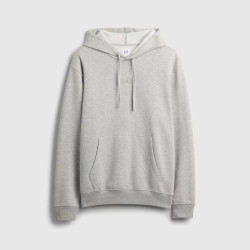 Gap 双十一购物狂欢节 刺绣抓绒宽松连帽衫卫衣 浅灰色 M