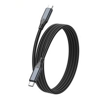 千飒 双TypeC公对公线240W尼龙编织网自动断电QC4.0协议PD3.1快充5A数据线1.5米