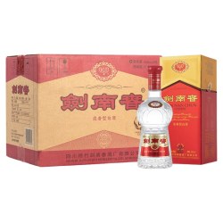 剑南春 水晶剑南春 52度558mL*6白酒整箱浓香型商务宴请送礼