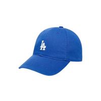 MLB 简约字母LA小标刺绣 百搭休闲鸭舌帽 蓝色复古棒球帽3ACP7701N