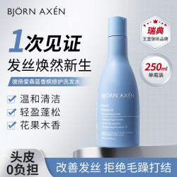 Bjorn Axen 彼扬爱森蓝香槟修护洗发水2.0修护蓬松改善毛躁干枯受损 蓝香槟修护洗发水250ml*1瓶