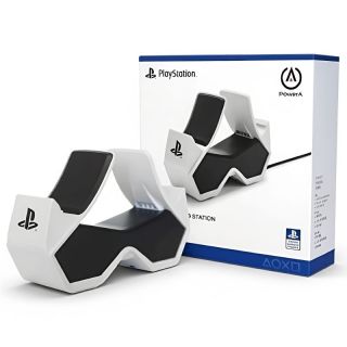 索尼 PlayStation手柄专用PowerAPS5手柄充电底座PS5手柄无线充电现货