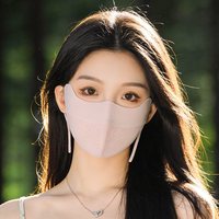 洛慕 防晒口罩女防紫外线2026新款夏季薄款全脸遮阳冰丝透气面罩