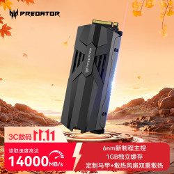 PREDATOR 1TB SSD固态硬盘 M.2接口((NVMe协议PCIe 5.0 x4) GM9000系列 With Heatsink 散热片版