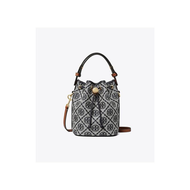 TORY BURCH 香港直邮T Monogram女包手提水桶包高级感