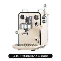 GEMILAI 3006猫头鹰小型家用半自动咖啡机意式浓缩现磨蒸汽