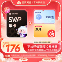 百度网盘 SVIP超级会员年卡+1T+SVIP网易云双月