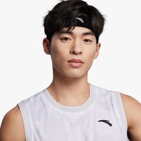 安踏 运动头带男女跑步健身吸汗速干黑色百搭发带束发头巾止汗带