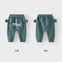 童泰 春秋3-24月婴幼儿男女宝宝休闲外出松紧腰大PP裤单裤