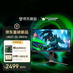 蚂蚁电竞 24.5英寸2K380Hz显示器 氧化物FastIPS