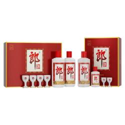 郎酒 郎牌郎双瓶礼盒组合装 53度 郎牌郎礼盒+子母郎礼盒
