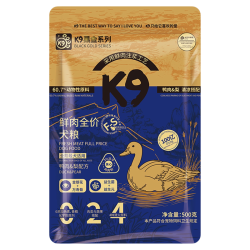 K9 鲜肉全价犬粮鸭肉梨配方500g