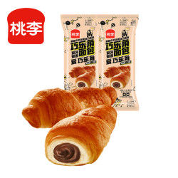 桃李 巧乐角面包 黑巧克力夹心 75g*8袋