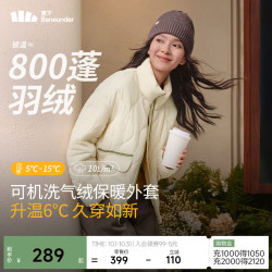 蕉下 气绒服立领轻量保暖女士气绒外套 CL18624 原露米 S