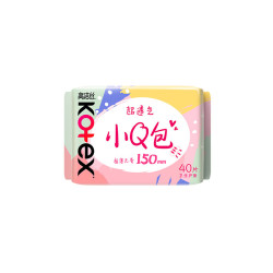 高洁丝 纯棉小Q包护垫150mm40片