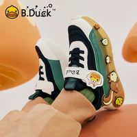 百亿补贴：B.Duck BDUCK儿童加绒鞋子冬季新款男童二棉鞋宝宝软底运动鞋女童休闲鞋
