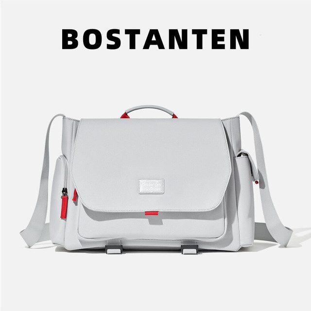 BOSTANTEN 极宇单肩斜挎包男背包大容量14吋电脑包多功能可拆卸相机内胆包