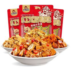 好巴食 南溪豆干组合（五香+麻辣+泡椒） 300g（30包）