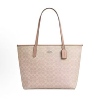 COACH 女包 女士奥莱款经典标志双面老花city30托特包City33单肩包 F58292