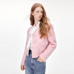 cocoon 2026冬新品羊毛小香风90鸭绒轻薄羽绒服