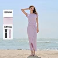 cocoon 2026秋新千金风可可尼松弛感上衣+半裙两件套装