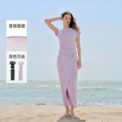 cocoon 2026秋新千金风可可尼松弛感上衣+半裙两件套装