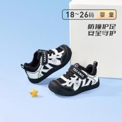 泰兰尼斯 26春新款儿童网面透气学步鞋男女童包头防踢护足学步运动鞋