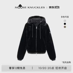 MOOSE KNUCKLES [抢先加购] BUNNY系列女士双面两穿小剪刀连帽外套 黑色 S