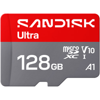 闪迪 128GB TF卡 A1 U1 C10 读速195MB/s MicroSD存储卡