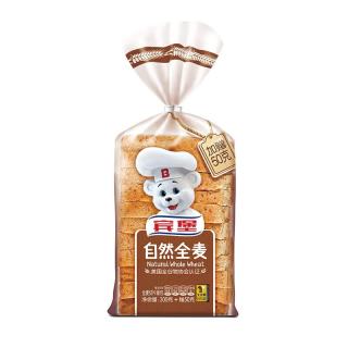 宾堡 自然全麦切片面包 300g