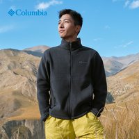 哥伦比亚 2026秋冬新款哥伦比亚户外男高克重保暖舒适拉链开衫抓绒衣外套