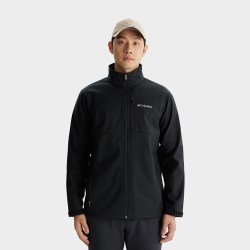 哥伦比亚 2026秋冬新款哥伦比亚户外男拒水防风加绒保暖休闲立领软壳衣