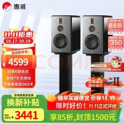 惠威 H6 2.0声道 居家 蓝牙音箱 黑色