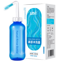 乐仪 手动洗鼻器成人儿童鼻炎鼻腔冲洗器LY-M5生理盐水洗鼻壶500ml