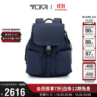 TUMI Voyageur 女士双肩包商务通勤大容量翻盖电脑包