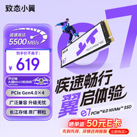 致态 长江存储 500GB SSD固态硬盘 致态小翼e7系列 (PCIe 4.0)