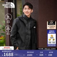 北面 防风防水 男士冲锋衣 羽绒马甲内胆 JK3/宇宙黑 M /170