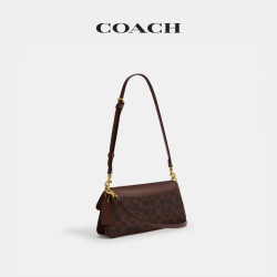 COACH 女士JET单肩包斜挎包秋季高级感女包 B4/枫棕色 枫棕色