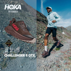 HOKA 男款秋季全地形款挑战者 8防水徒步登山鞋CHALLENGER 8 GTX新款