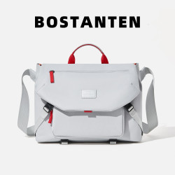 BOSTANTEN 辰行单肩斜挎包男学生户外运动背包大容量骑行多功能14寸电脑包