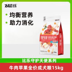比乐 狗粮12kg鸭肉梨冻干肉松原味鲜狗粮10kg守护者成犬幼犬狗粮臻