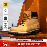 卡特彼勒 卡特（CAT）秋季户外鞋休闲时尚男靴工装靴款经典大黄靴登山鞋