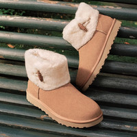 UGG 男女士短筒毛毛雪地靴 1184010