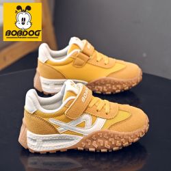 BOBDOG HOUSE 巴布豆童鞋儿童阿甘鞋2026新款春秋款男童鞋子透气防滑女童运动鞋