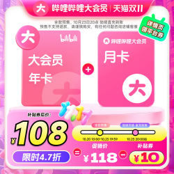 bilibili 哔哩哔哩 大会员年卡+1月卡 到手13个月