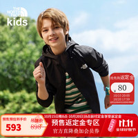 北面 童装男女童冲锋衣儿童外套硬壳150 (L) （150/72）