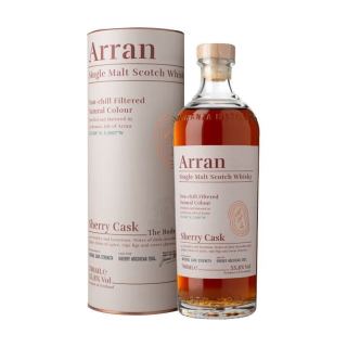 Arran 多人团 Arran艾伦博帝佳雪莉桶强700ML苏格兰单一麦芽威士忌海外版有码